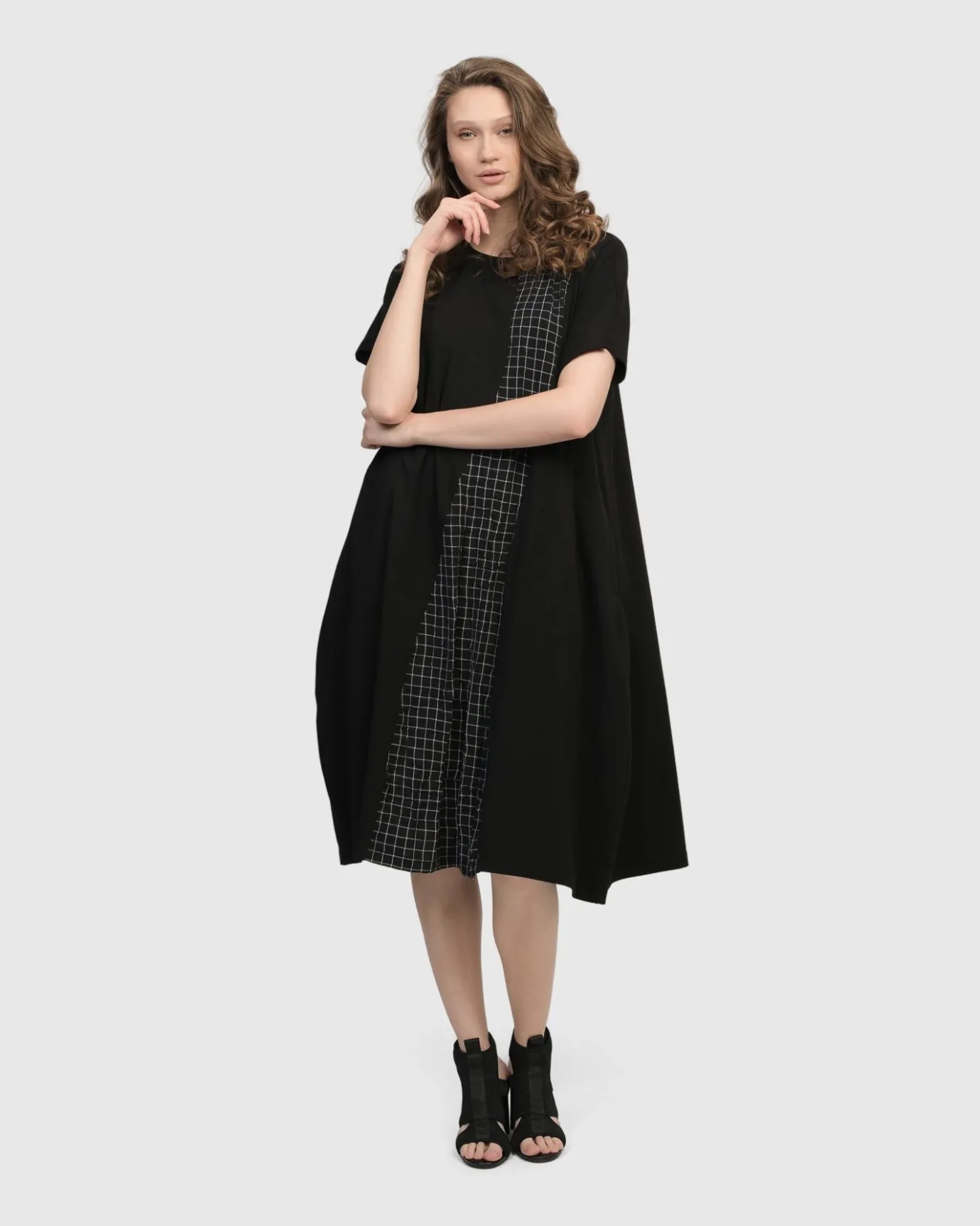 Women Alembika Dresses<Athena Relaxed Cocoon Dress, Net