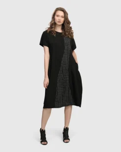 Women Alembika Plus<Athena Relaxed Cocoon Dress, Net