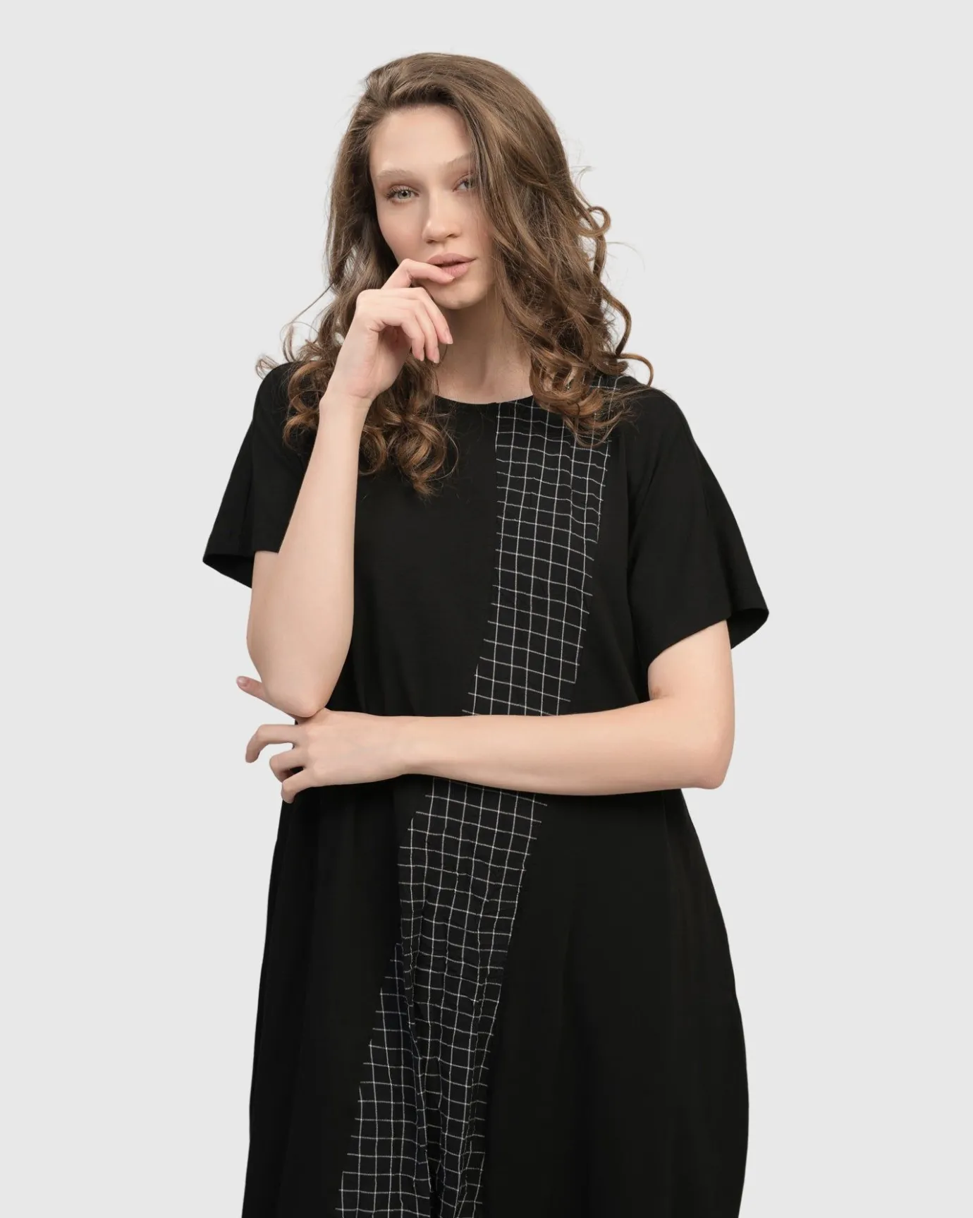 Women Alembika Plus<Athena Relaxed Cocoon Dress, Net
