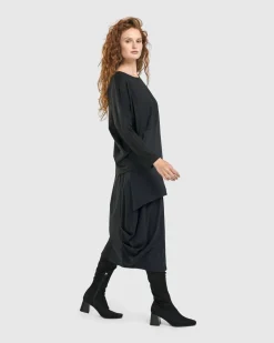 Women Alembika Plus<Audrey Relaxed Top, Pinstripes