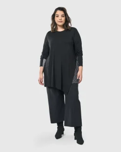 Women Alembika Pants & Skirts<Audrey Straight Leg Pants, Pinstripes