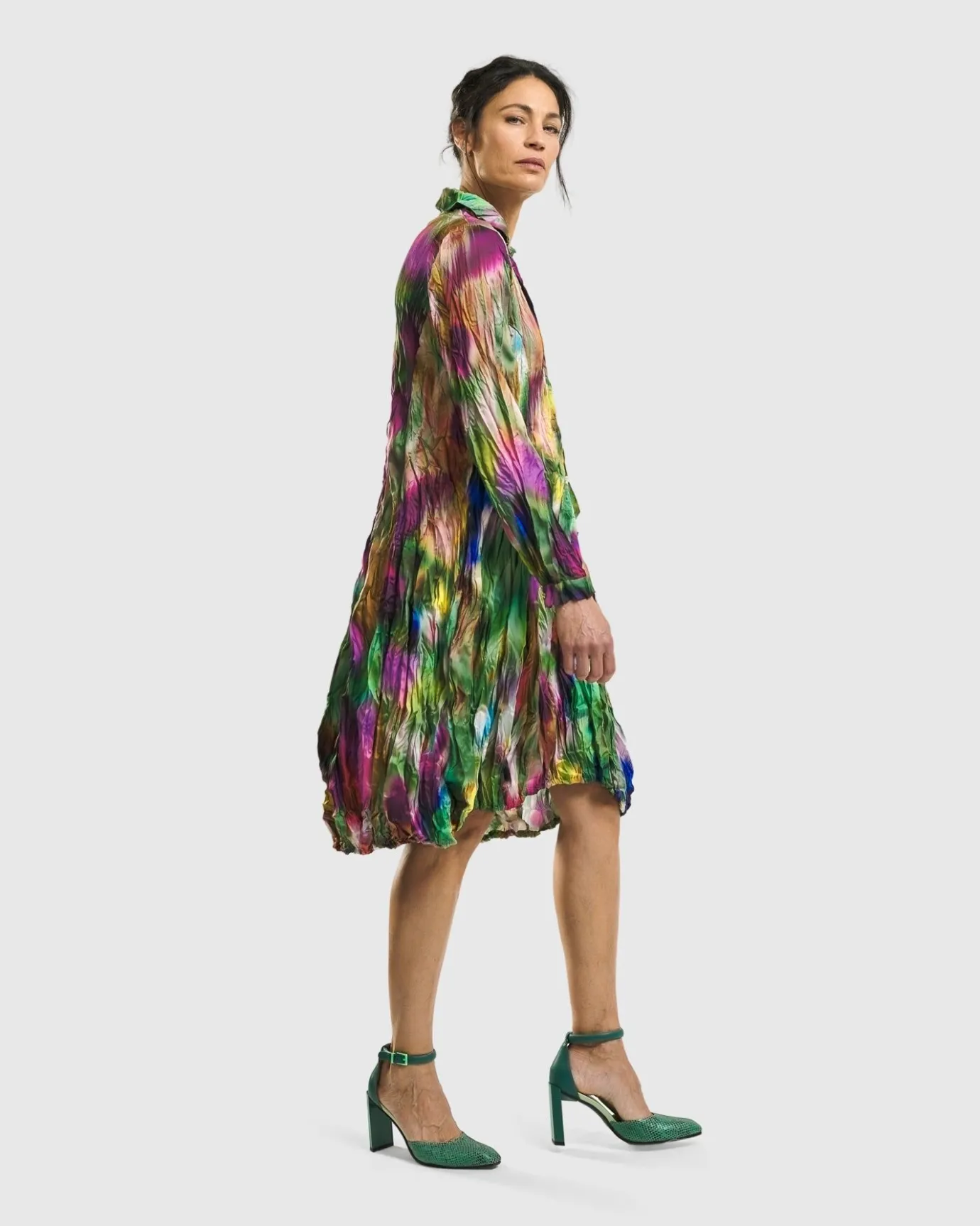 Women Alembika Dresses<Aurora Wonderful Pocket Dress, Watercolor