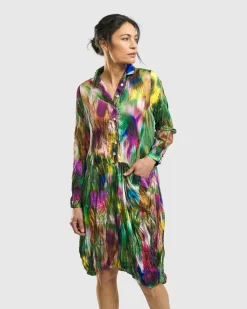 Women Alembika Plus<Aurora Wonderful Pocket Dress, Watercolor