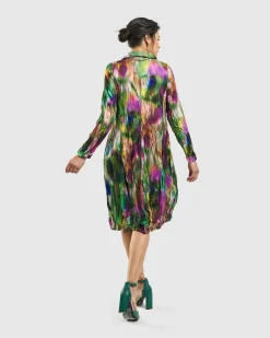 Women Alembika Plus<Aurora Wonderful Pocket Dress, Watercolor