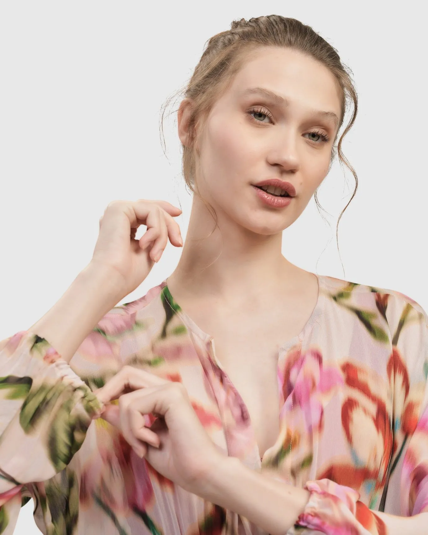 Women Alembika Dresses<Azalea Chiffon Maxi Dress, Floral