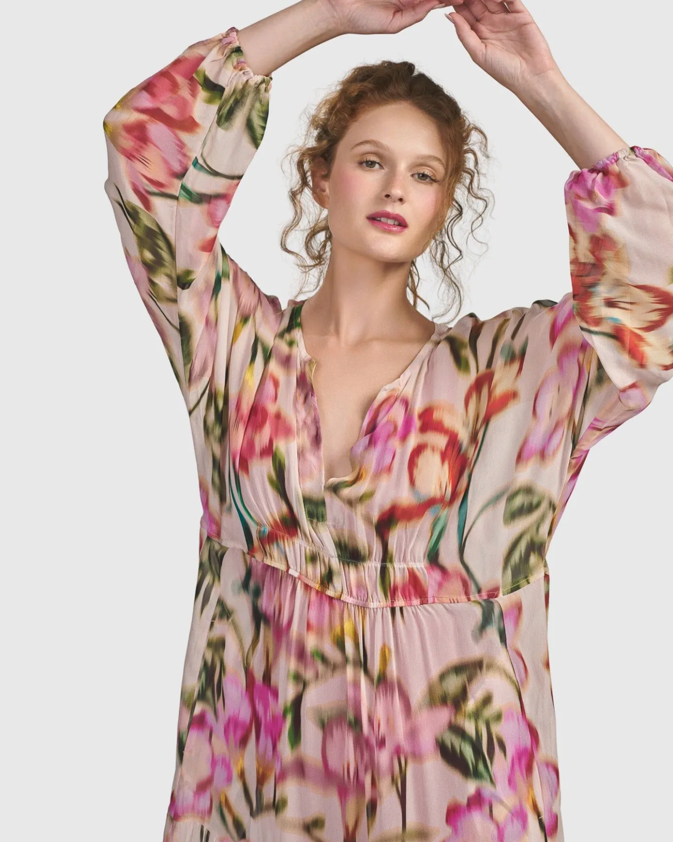 Women Alembika Dresses<Azalea Chiffon Maxi Dress, Floral