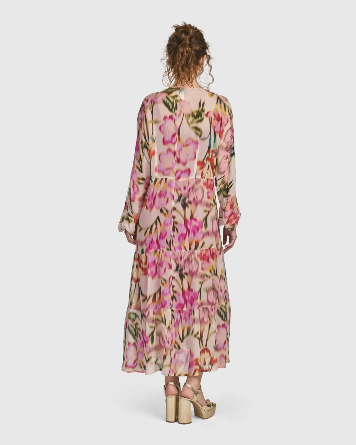 Women Alembika Dresses<Azalea Chiffon Maxi Dress, Floral