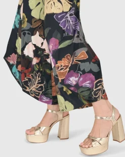 Women Alembika Pants & Skirts<Bali Punto Pants, Leaves Multi