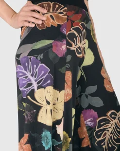 Women Alembika Plus<Bali Punto Pants, Leaves Multi