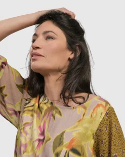 Women Alembika Plus<Beachside Top, Mix