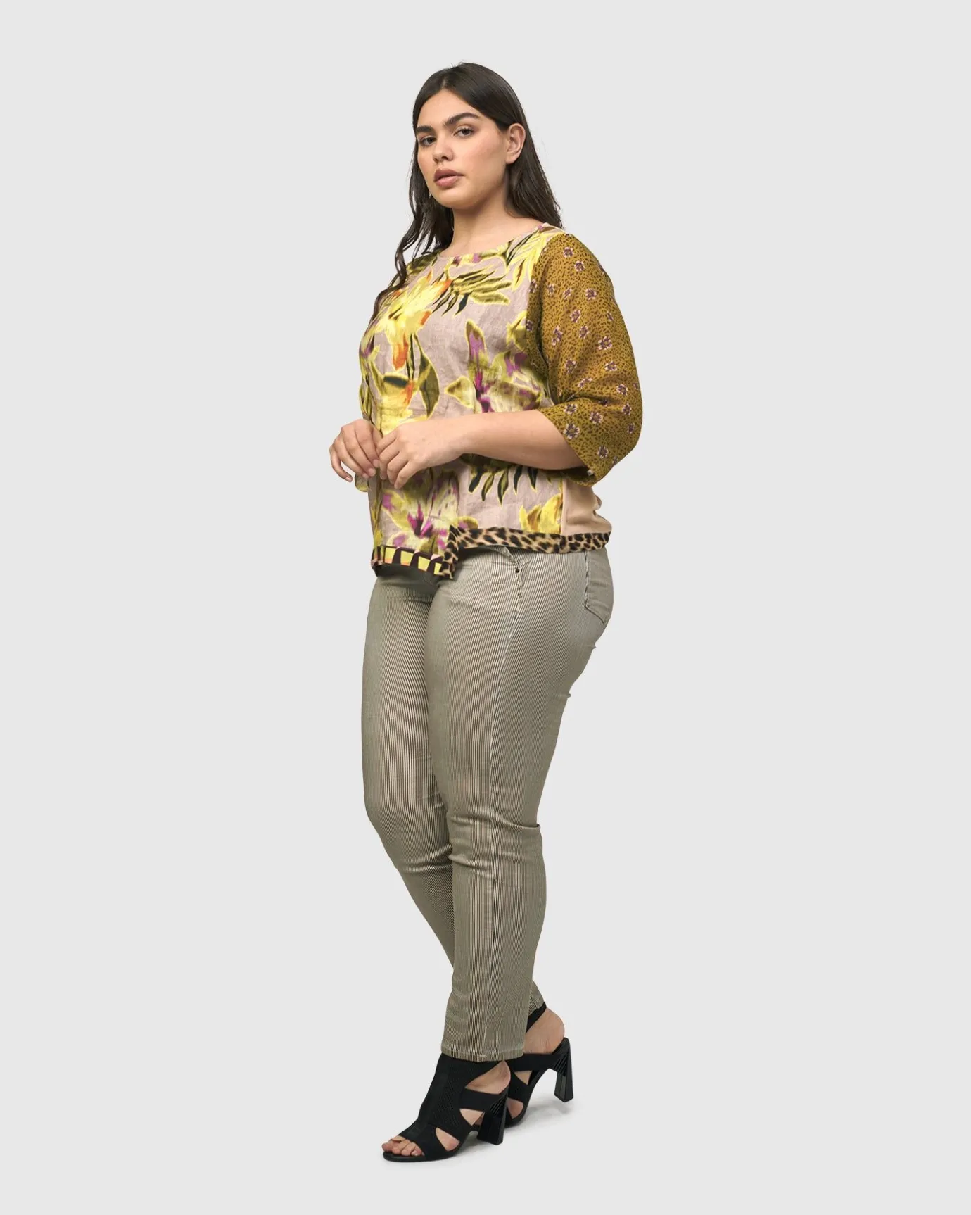 Women Alembika Plus<Beachside Top, Mix