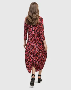 Women Alembika Plus<Begonia Cocoon Dress, Petals