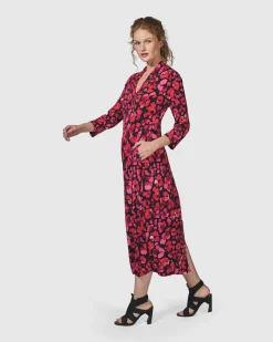 Women Alembika Plus<Begonia Cocoon Dress, Petals