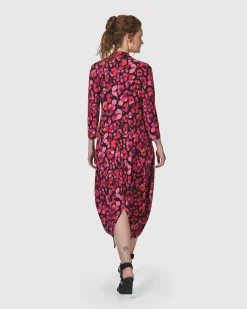 Women Alembika Dresses<Begonia Cocoon Dress, Petals