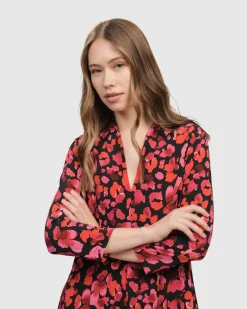 Women Alembika Dresses<Begonia Cocoon Dress, Petals