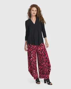 Women Alembika Pants & Skirts<Begonia Punto Pants, Petals