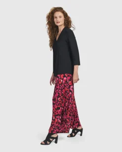 Women Alembika Pants & Skirts<Begonia Punto Pants, Petals
