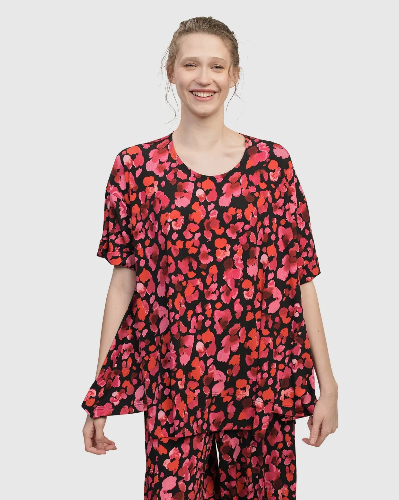 Women Alembika Pants & Skirts<Begonia Punto Pants, Petals