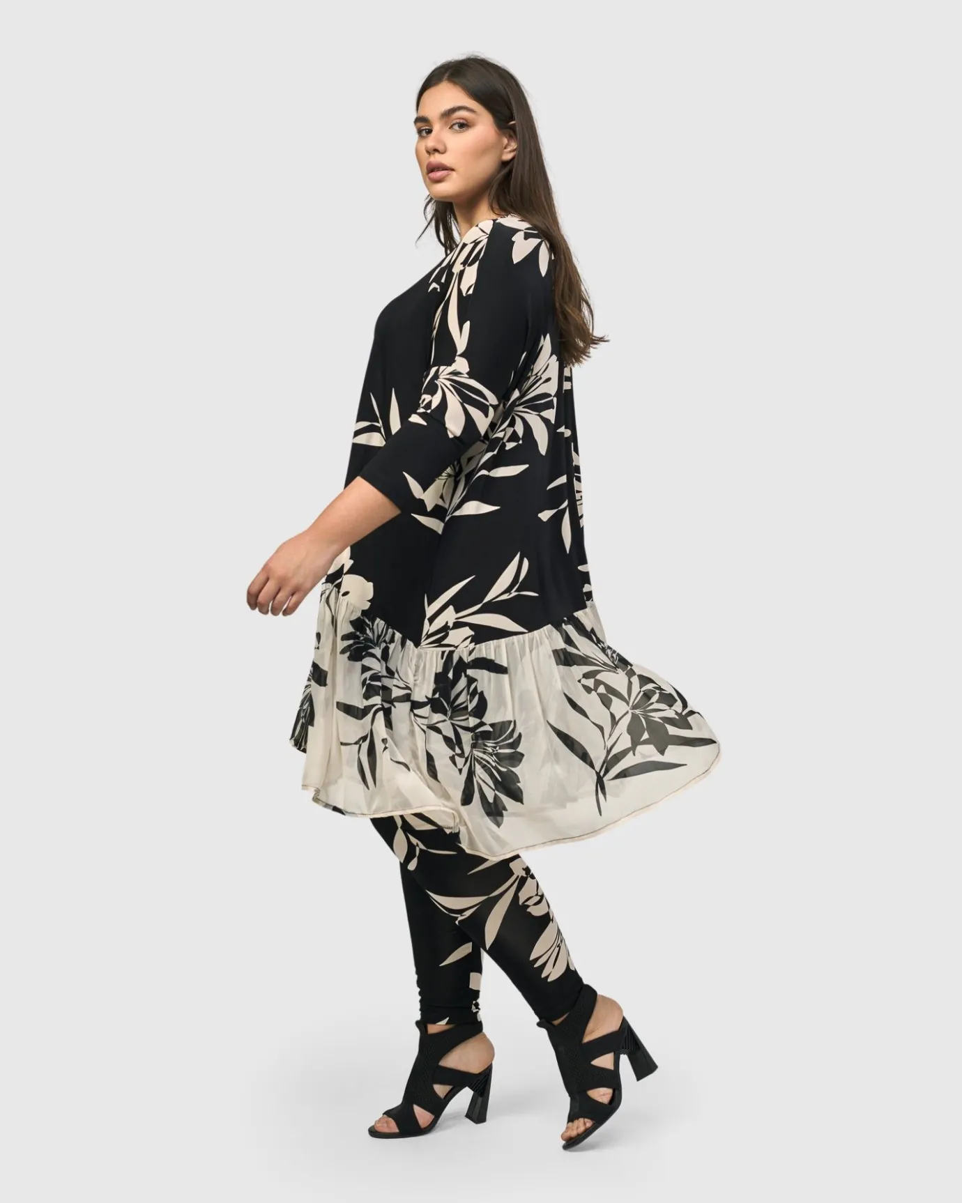 Women Alembika Plus<Bellini Relaxed Dress, Floral