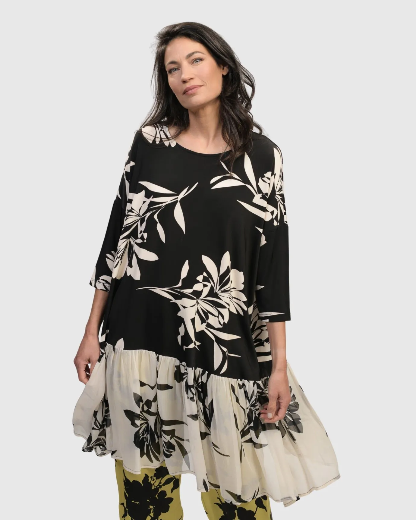 Women Alembika Plus<Bellini Relaxed Dress, Floral