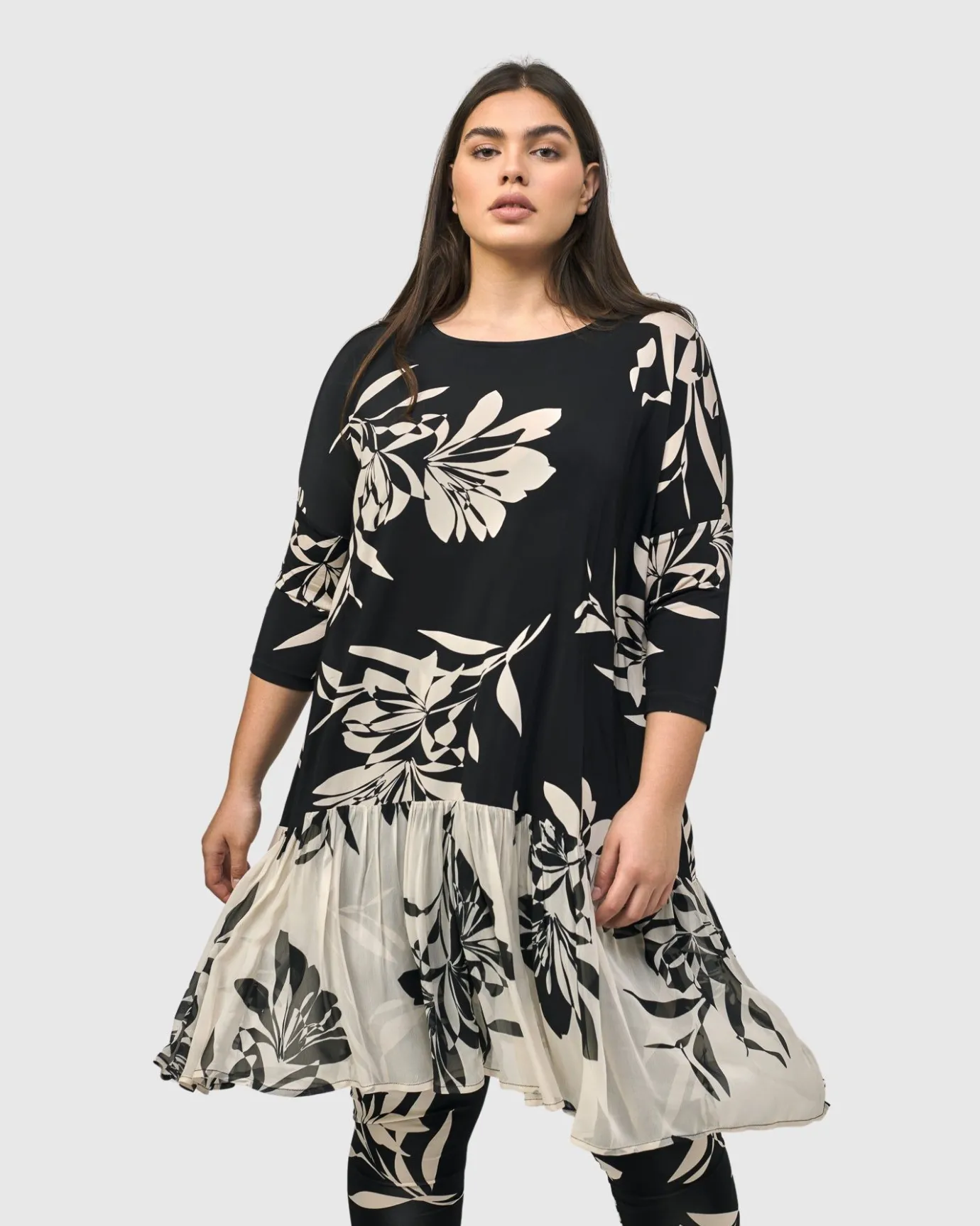 Women Alembika Plus<Bellini Relaxed Dress, Floral