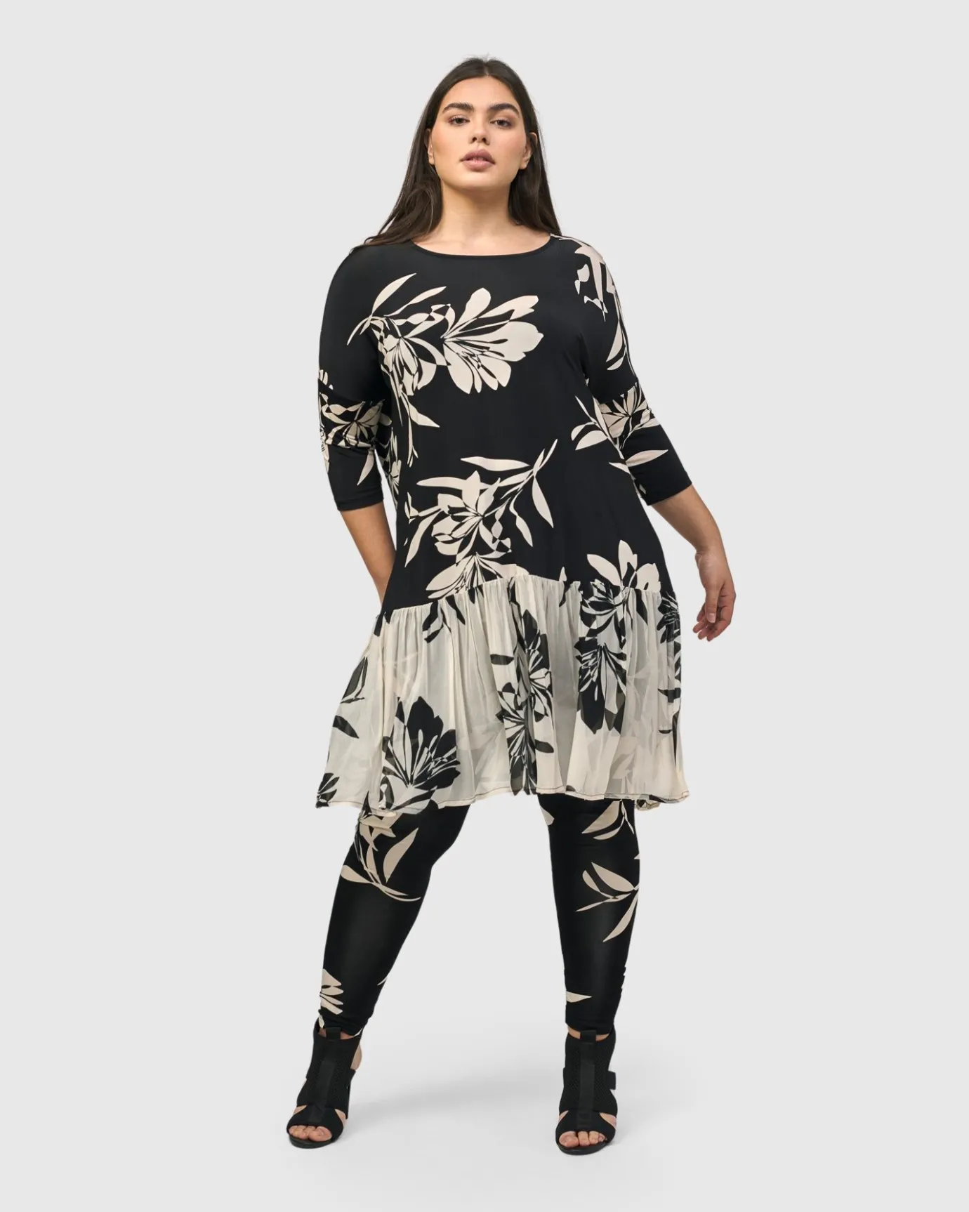 Women Alembika Plus<Bellini Relaxed Dress, Floral