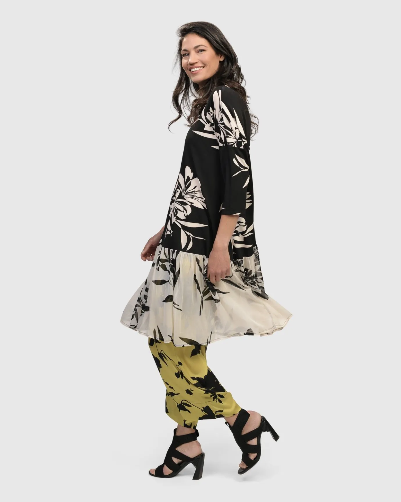 Women Alembika Plus<Bellini Relaxed Dress, Floral