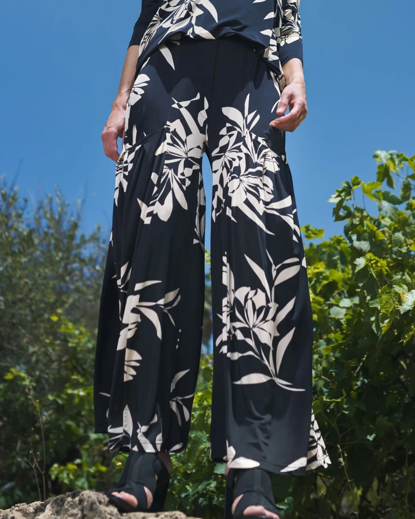 Women Alembika Plus<Benedetta Palazzo Pants, Floral