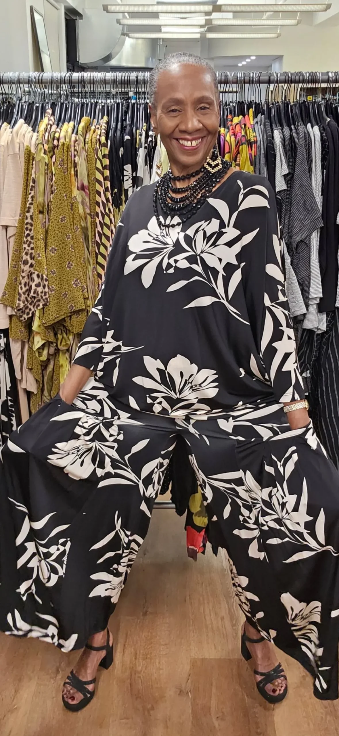 Women Alembika Plus<Benedetta Palazzo Pants, Floral