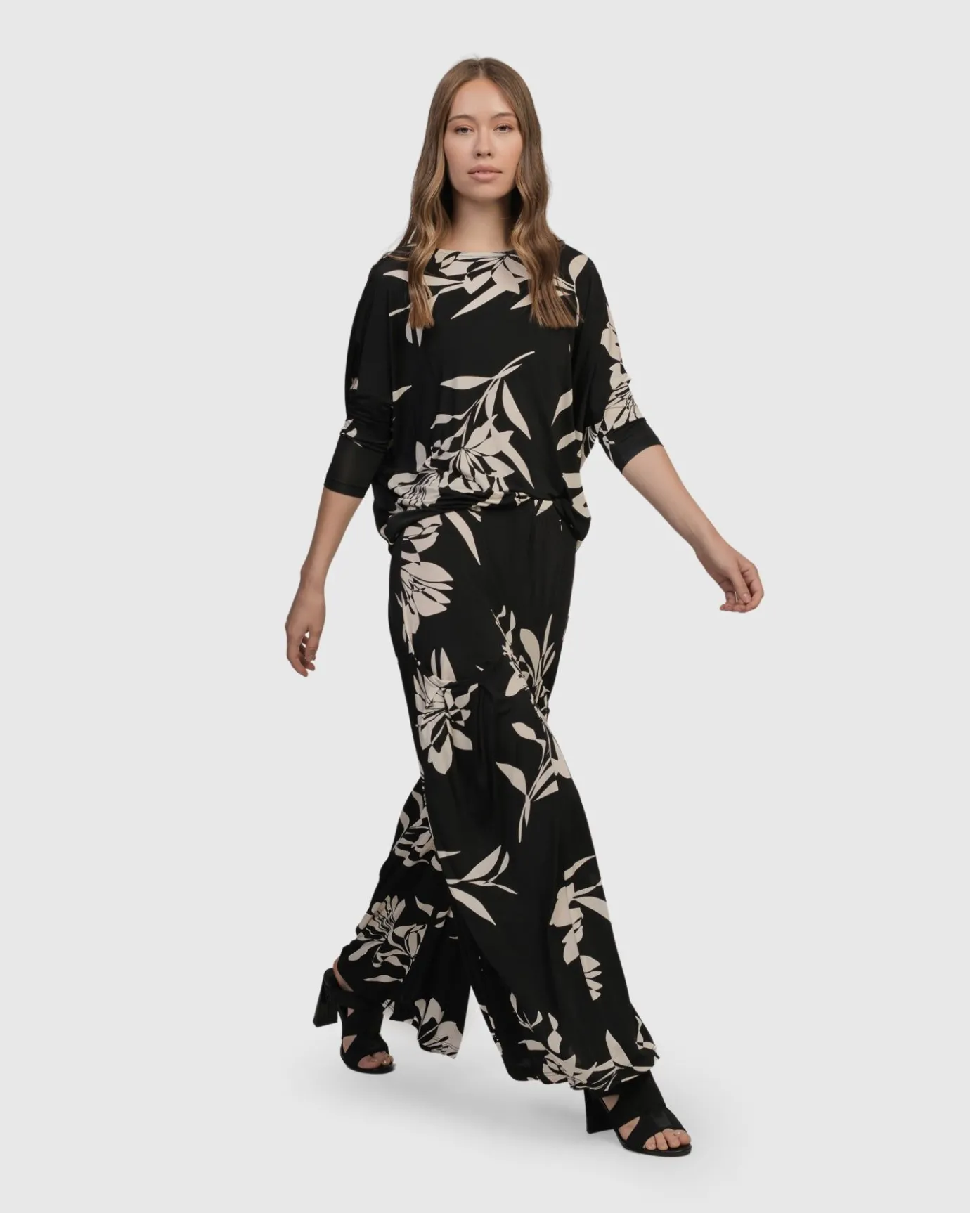 Women Alembika Pants & Skirts<Benedetta Palazzo Pants, Floral