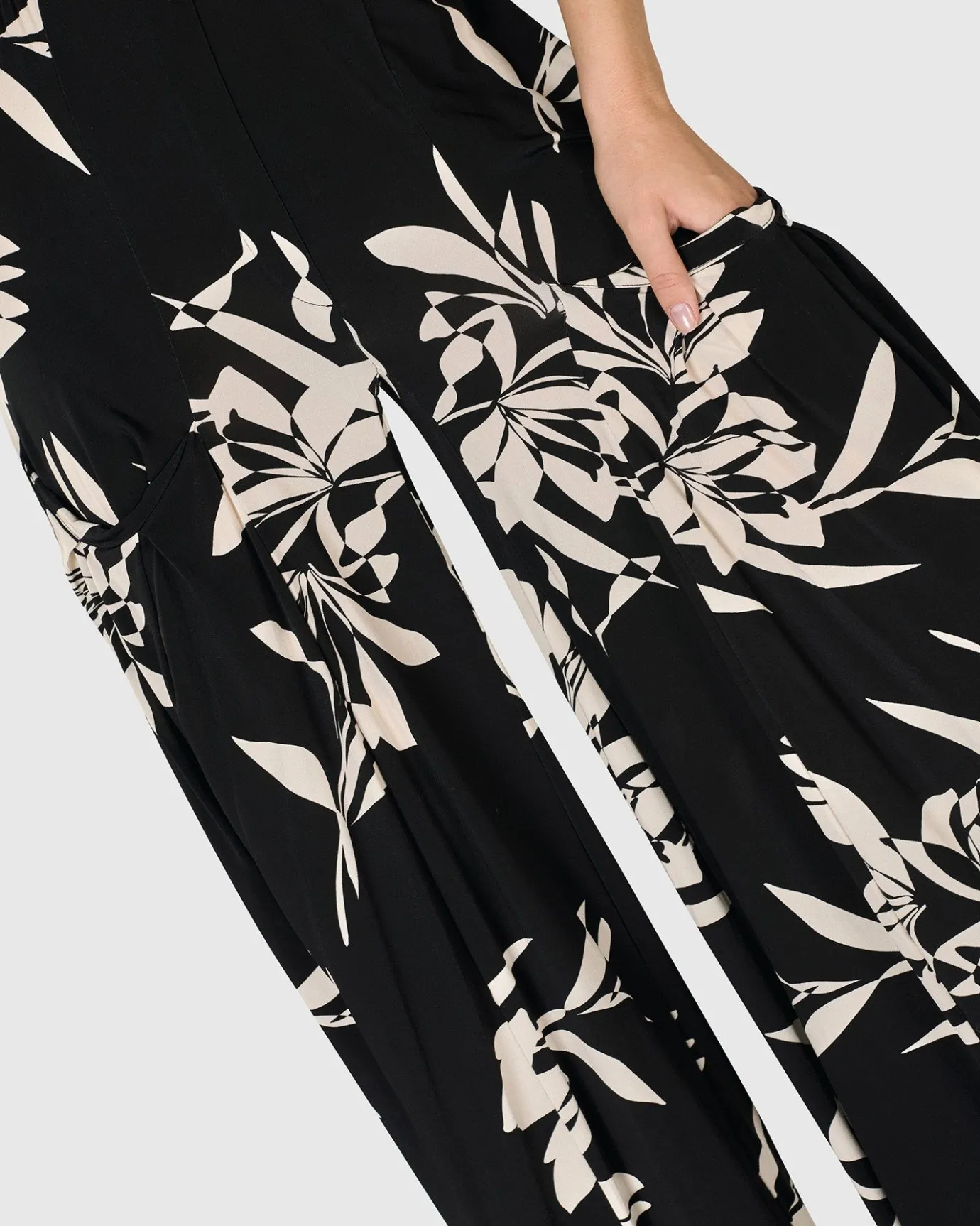 Women Alembika Pants & Skirts<Benedetta Palazzo Pants, Floral