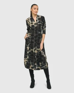 Women Alembika Plus<Bermuda Cocoon Dress, Coffee