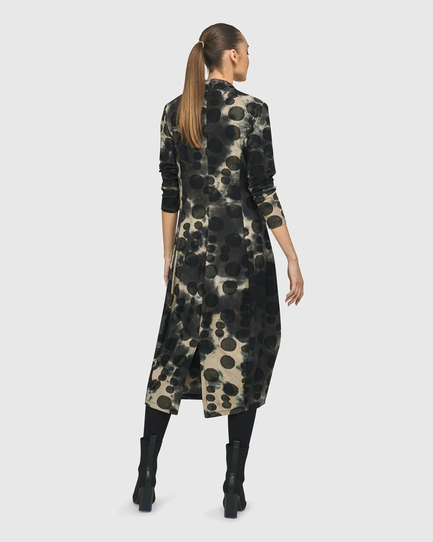 Women Alembika Plus<Bermuda Cocoon Dress, Coffee