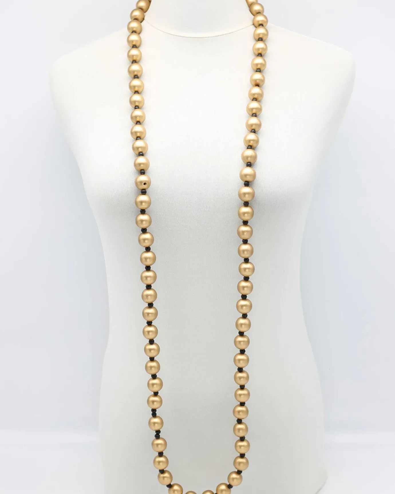Women Alembika Accessories<Big Bead Necklace, Gold