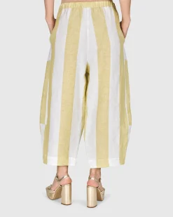 Women Alembika Pants & Skirts<Boardwalk Pants, Citron