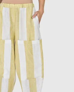Women Alembika Pants & Skirts<Boardwalk Pants, Citron