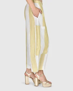 Women Alembika Pants & Skirts<Boardwalk Pants, Citron