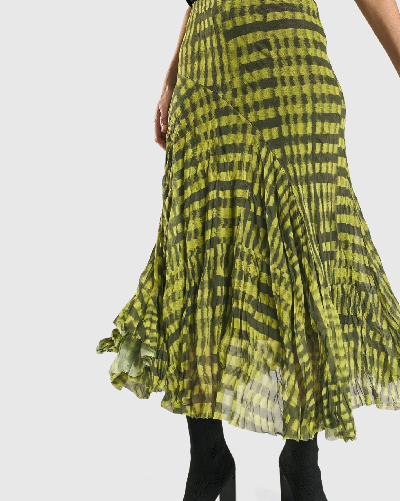 Women Alembika Pants & Skirts<Bohemia Swing Skirt, Yellow