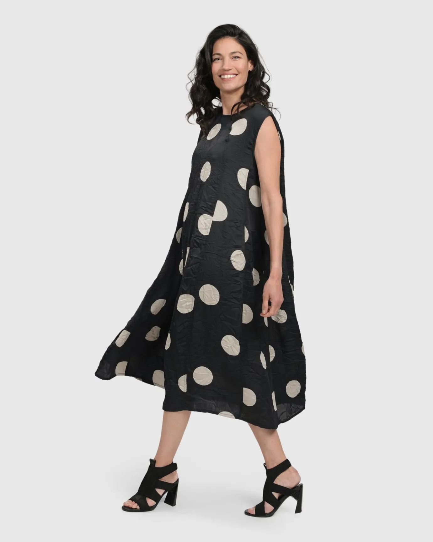 Women Alembika Dresses<Bold Dot, Sleeveless Maxi Dress, Lace