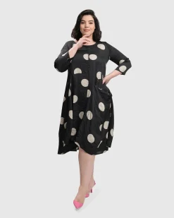 Women Alembika Dresses<Bold Dot, Wonderful Dress, Moon