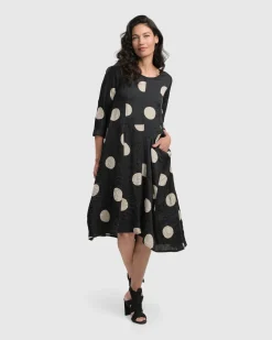 Women Alembika Dresses<Bold Dot, Wonderful Dress, Moon