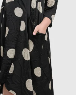 Women Alembika Plus<Bold Dot, Wonderful Dress, Moon