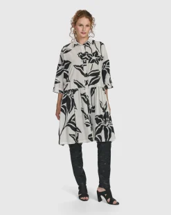 Women Alembika Plus<Botanica Oversized Babydoll Top, Lilly