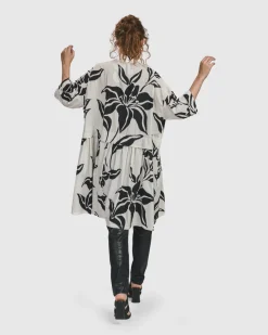 Women Alembika Plus<Botanica Oversized Babydoll Top, Lilly