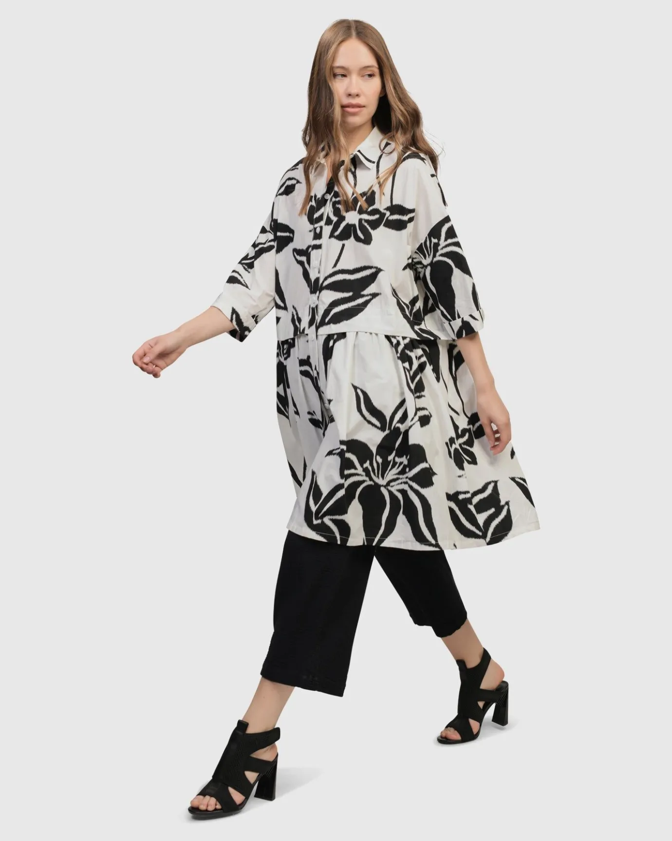 Women Alembika Tops & Tunics<Botanica Oversized Babydoll Top, Lilly