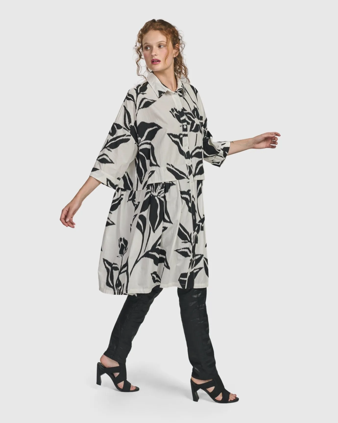 Women Alembika Tops & Tunics<Botanica Oversized Babydoll Top, Lilly