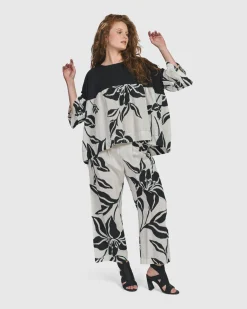 Women Alembika Pants & Skirts<Botanica Straight Leg Pants, Lilly