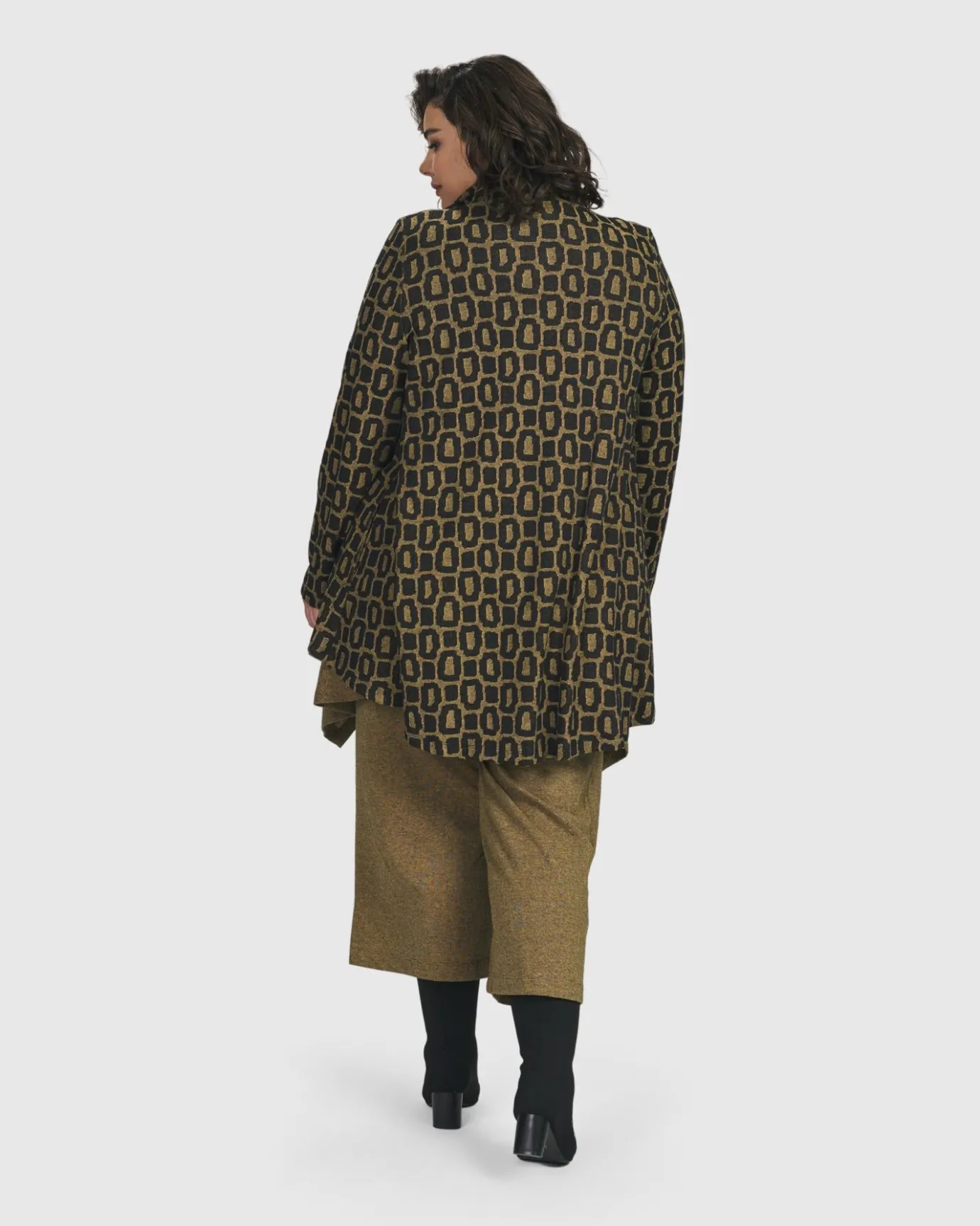 Women Alembika Plus<Boutique Swing Jacket, Ochre