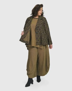 Women Alembika Plus<Boutique Swing Jacket, Ochre
