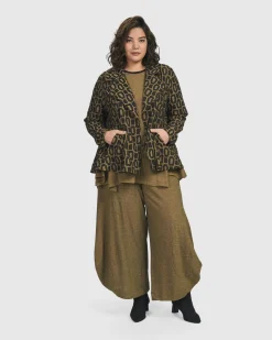 Women Alembika Plus<Boutique Swing Jacket, Ochre